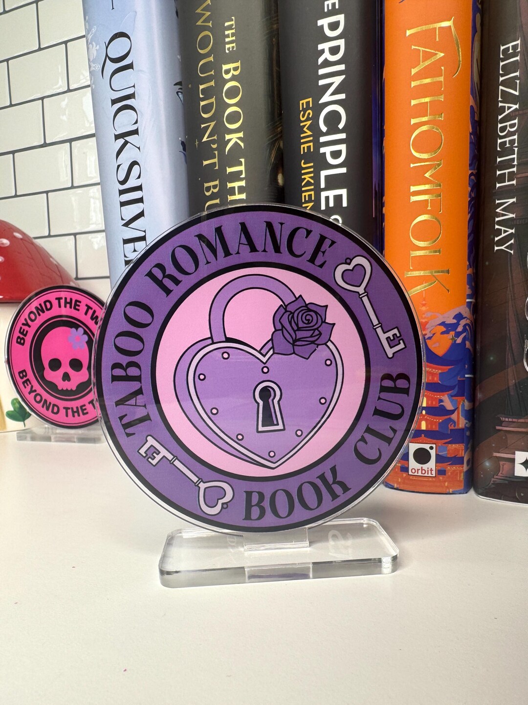 Taboo Romance Book Club Book Shelf Buddy Standee | Book Lover Gift ...