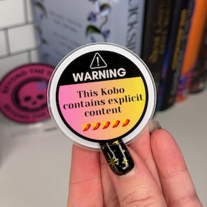 Varning för explicit innehåll Kobo Grip | Telefongrepp | Hållare för e-läsare | Gåva för bokälskare | Boktillbehör | Läspresent | Hållare för surfplatta