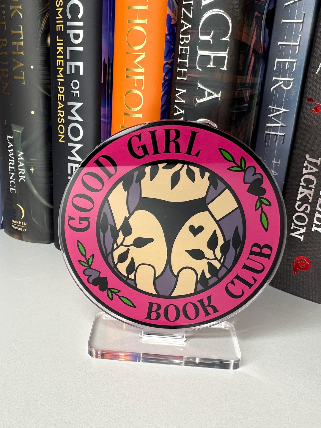 Good Girl Book Club Book Shelf Buddy Standee | Book Lover Gift ...