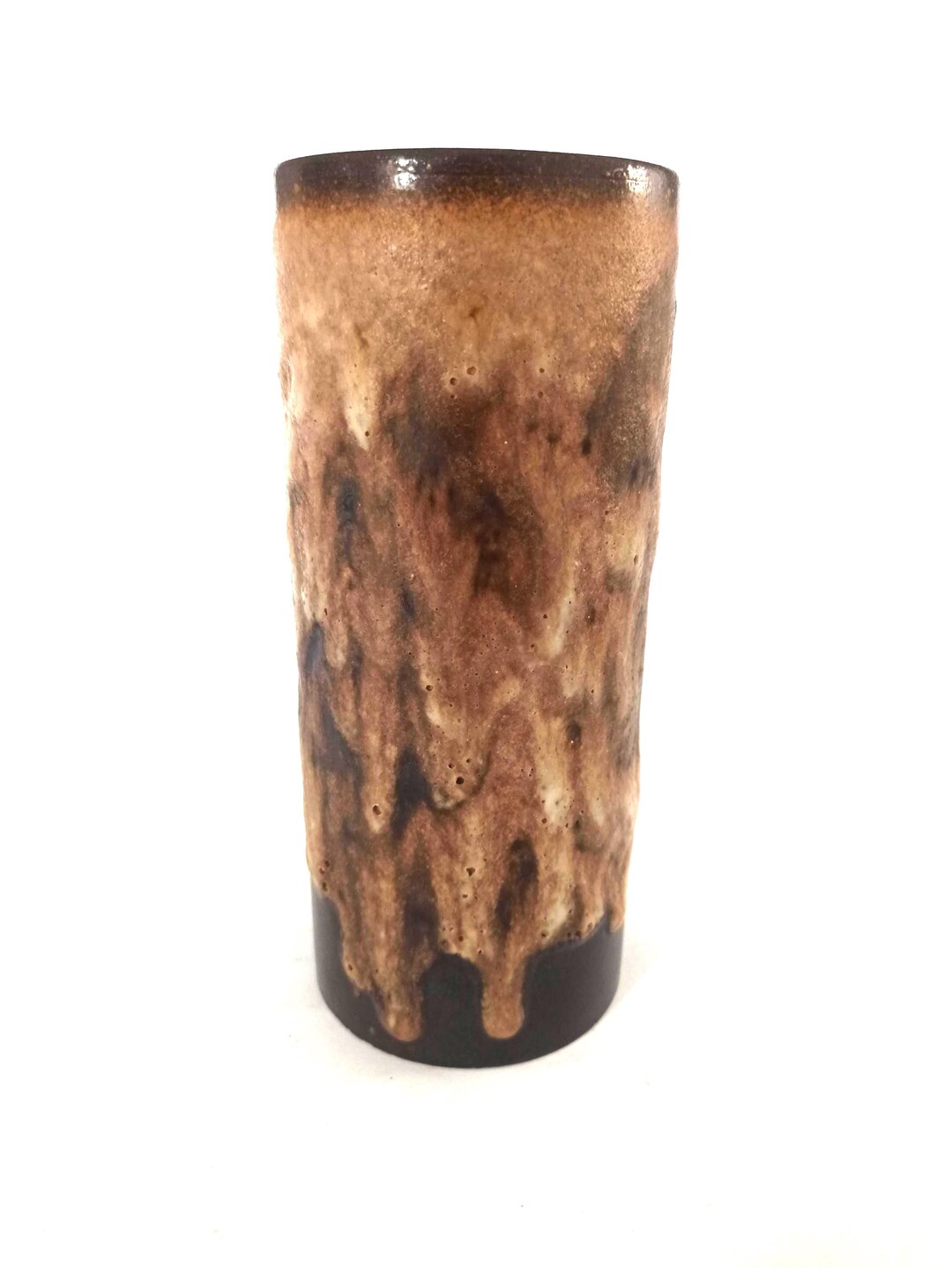 ヴィンテージ Ruscha Fat Lava 花瓶、西ドイツ陶器、1960 年代/70 年代