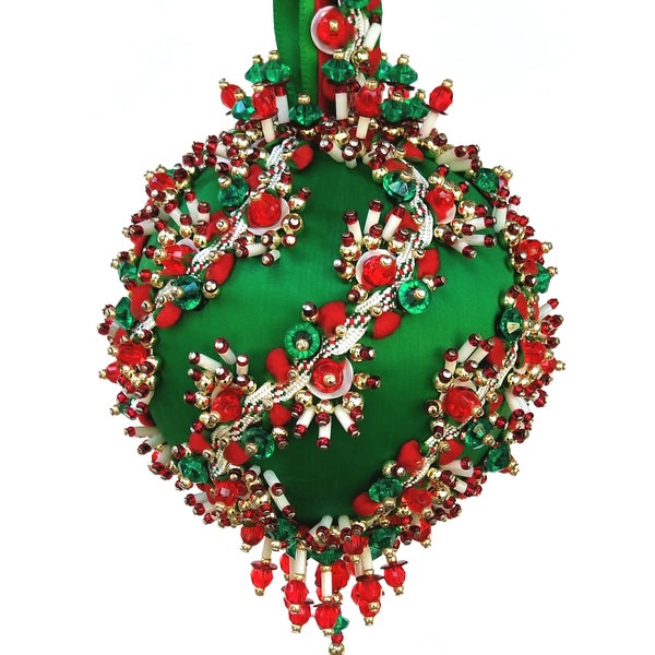 Beaded Christmas Ornament Kit "Sleigh Ride"