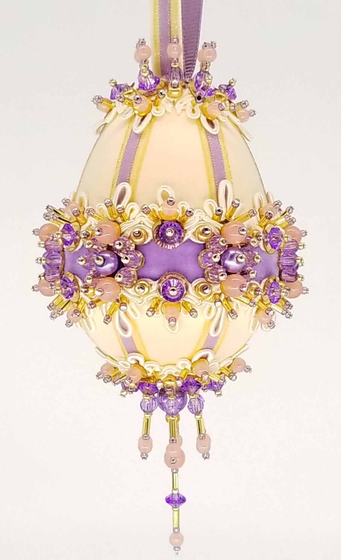 Beaded Easter Ornament Kit 'spring Bouquet' by the Etsy