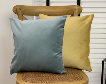 Handmade Velvet Cushion Cover  Custom Size & Colour, Decorative Pillow Case