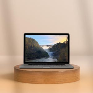 Upstate NY Fall Landscape – Letchworth State Park Waterfall Digital Print for Home Decor, 8X10, 11X14, I Love NY, Autumn in NY Photo