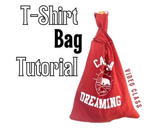 NEW Class - T-Shirt Bag Tutorial, BONUS Bag Video, CreoleSha Classes, Handbag Class