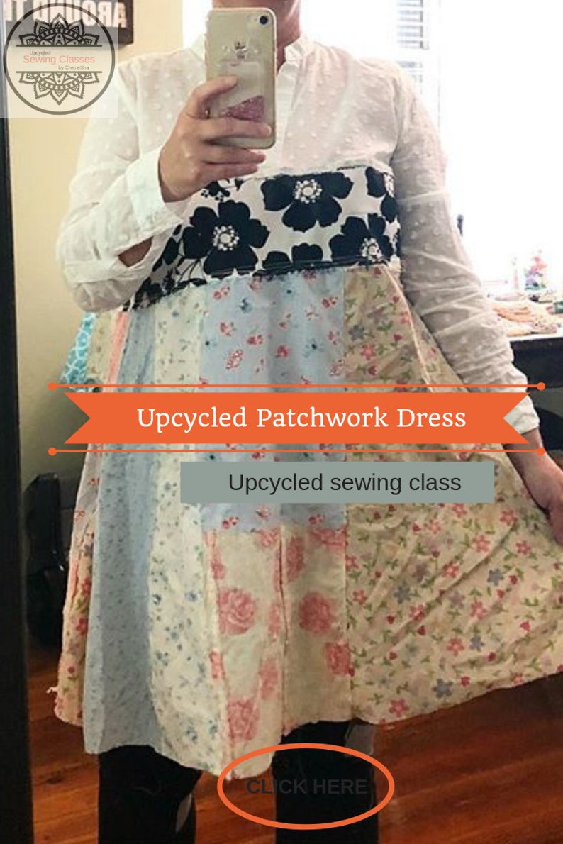 Patchwork Sewing Classes Upcycled Sewing Refashion Etsy