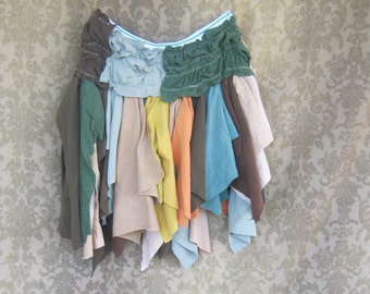 Made-to-Order Tattered Fairy Skirt: Funky Festival Clothing