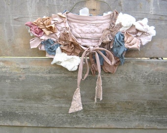 made to order - to adorn the neck or waist / Collar Neck Wrap Shrug / fairy costume
