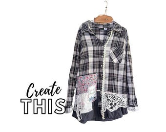 Clase de costura para crear una chaqueta bohemia con materiales reciclados: Transformación DIY (Clase en vídeo)
