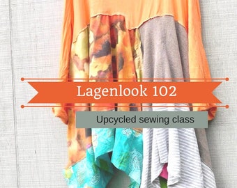 Sewing Classes, Upcycled Sewing, Refashion, Reclaimed, Repurposed, Sew, Online Class, Boho, Sewing 102, Tutorials, Vintage, Patterns, Plus