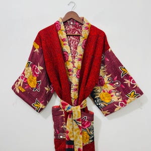 Vintage Kantha Jacket | Handmade Boho Cotton Patchwork Jacket | Kantha Coat | Clothing | Ethnic Festival Wear
