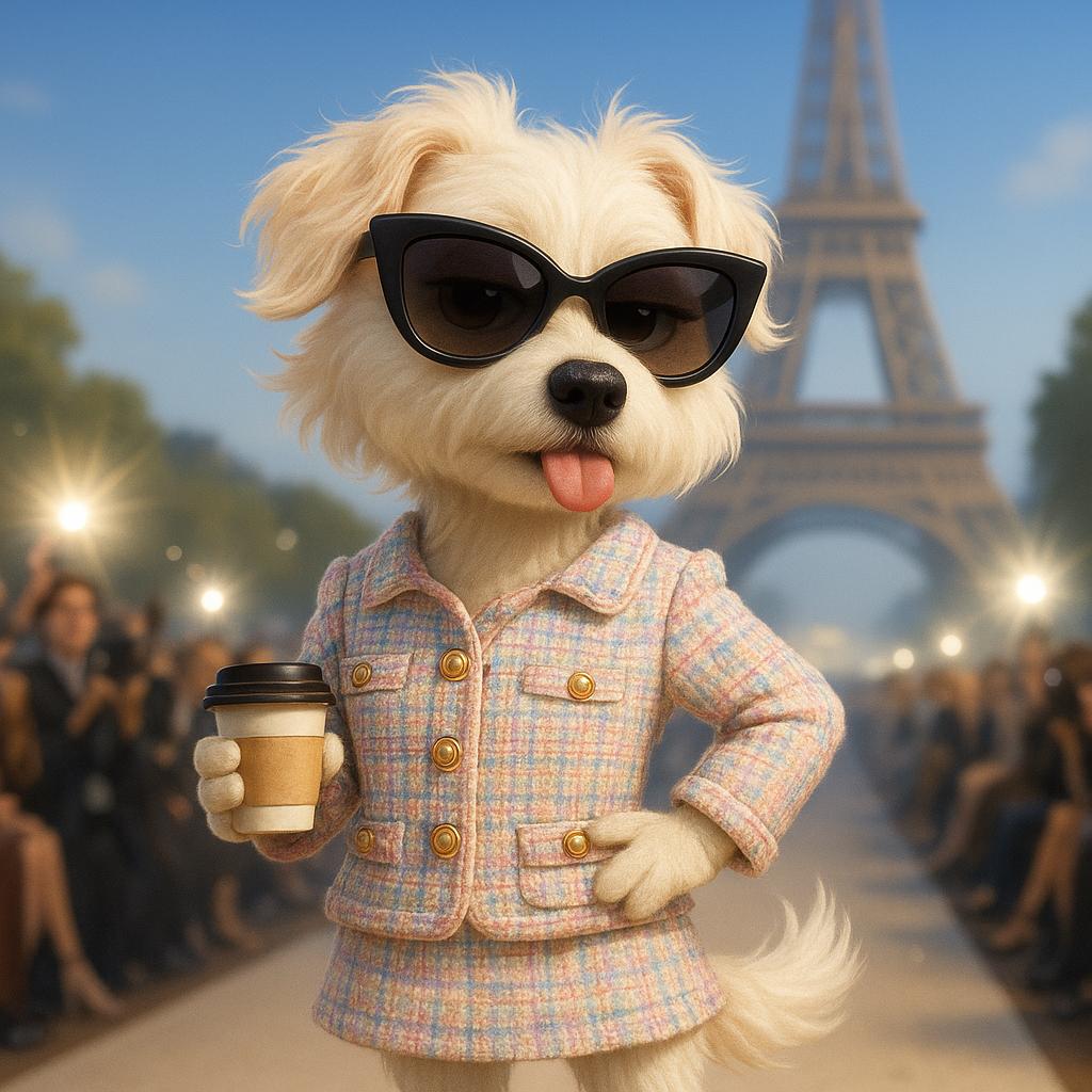 Chanel Dog Wall Art - Etsy