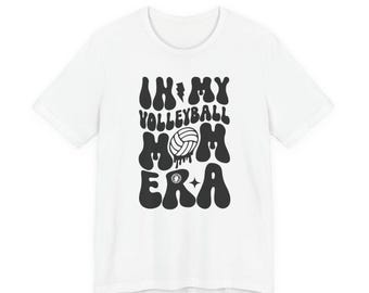 Maglietta stile "Volleyball Mom Era" / Maglia con tipografia retrò