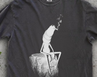 Marcus the Worm Shirt - Marcus Worm Shirt, Marcus Merch, Funny Shirt Brain Rot, Marcus The Worm Meme Shirt VR Chat, Unhinged Rigatoni Pasta