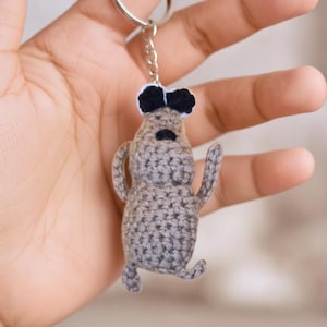 Marcus the Worm Keychain | Marcus the Worm Crochet Keychain, Handgemachter Schlüsselanhänger Accessoire, DIY Key Chain Gift, Häkeln Geschenk