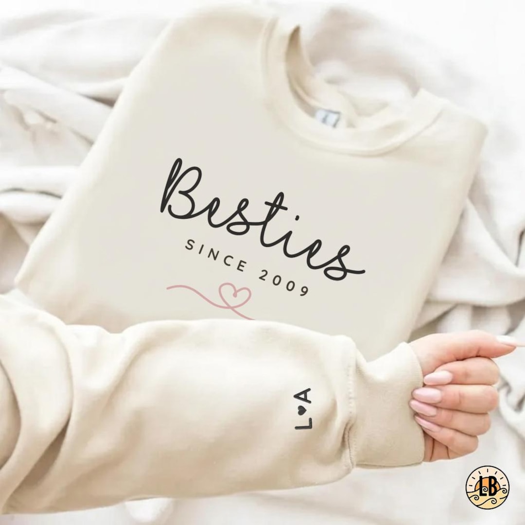Custom Best Friend Matching Sweatshirt | Soul Sister Gift for 2 Best ...