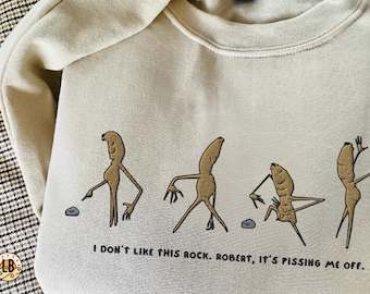 Sudadera bordada de Marcus el Gusano - Camiseta de Marcus el Gusano, suéter bordado, camiseta divertida, personalización del meme de Marcus el Gusano