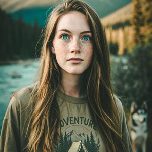 Adventure Awaits Camping T-Shirt – Oversized Faded Vintage Tee – Unisex Outdoor & Hiking Apparel