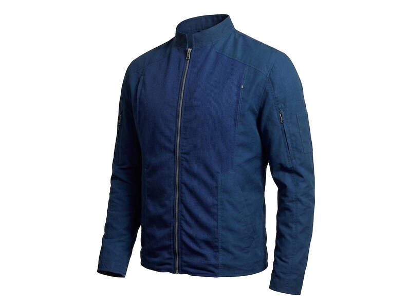 Winter Soldier Blue Jacket Steve Rogers Captain America Inspired Biker Costume image 2