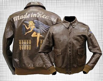 Chris Redfield Leather Bomber Jacket: 