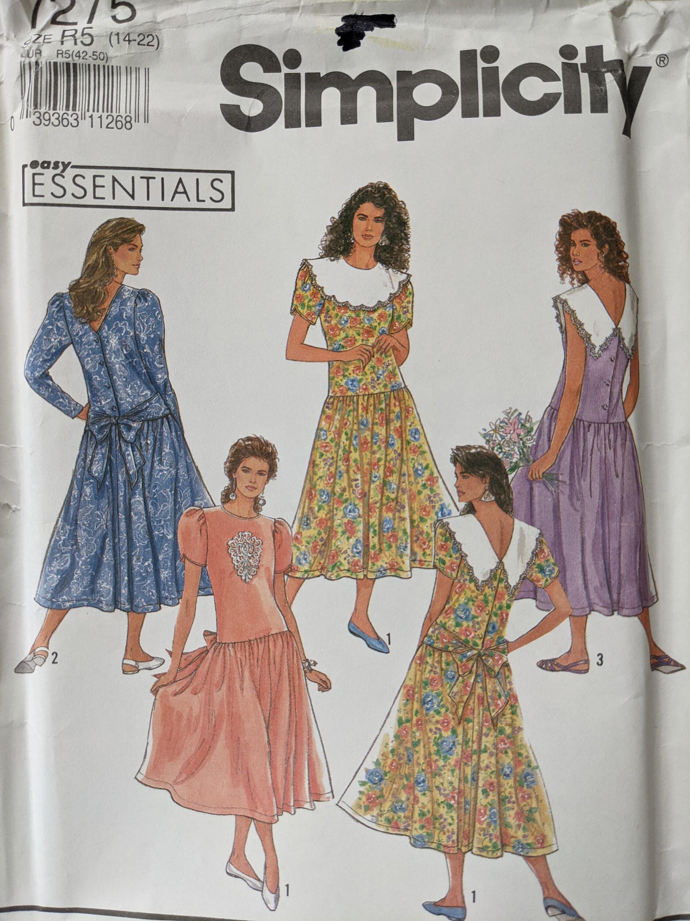 Simplicity Dress-14-16-18-20-22 Simplicity Dress-14-16-18-20-22