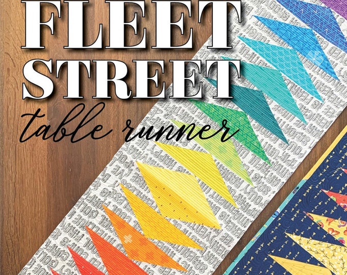 LAST CALL Fleet Street Table Runner Quilt Pattern, Sassafras Lane ...