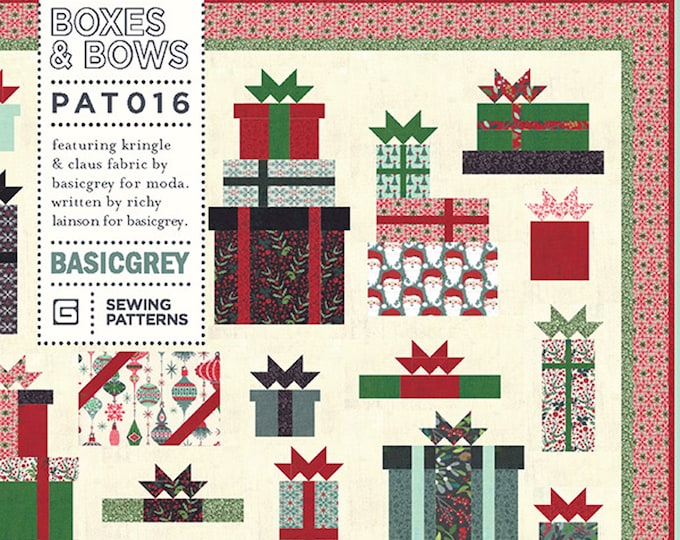 Boxes and Bows Quilt Pattern Christmas Presents Quilt Etsy