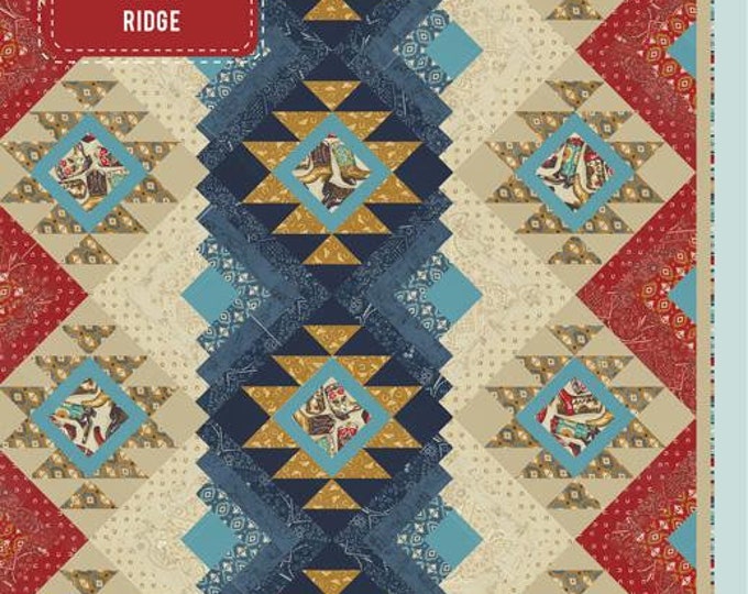 Rocky Ridge Quilt Pattern, Moda MOD115, Yardage Friendly Southwest ...