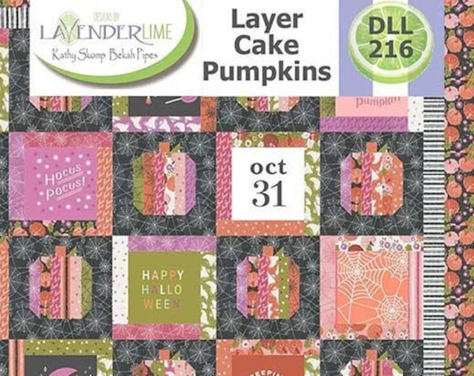 Layer Cake Pumpkins Panel Frame Quilt PATTERN, Designs by Lavender Lime ...