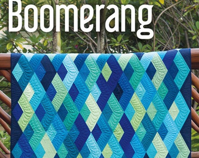 Boomerang Quilt Pattern, Jaybird Quilts JBQ154, Fat Quarter Friendly