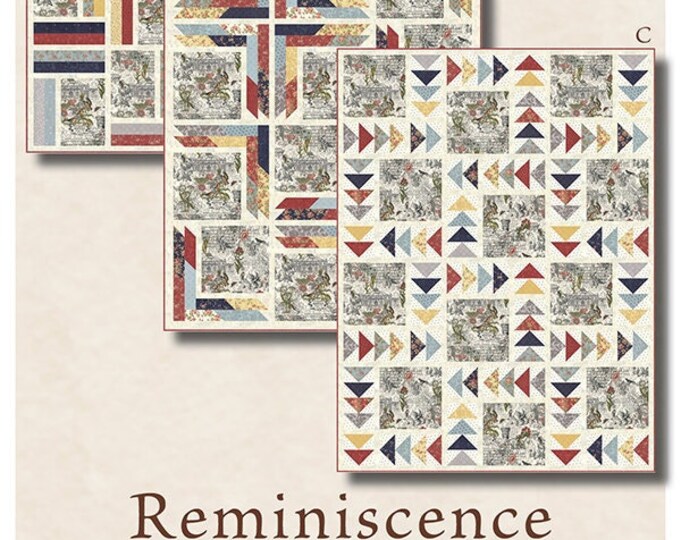 Reminiscence Quilt Pattern AQD0264 Jelly Roll Layer Cake Etsy