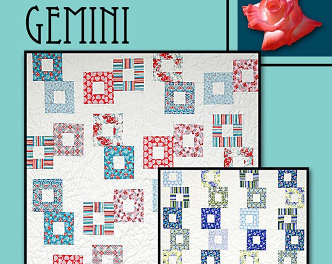 Gemini Quilt Pattern, VRD522609, Jelly Roll Friendly Quilt, Strip Quilt