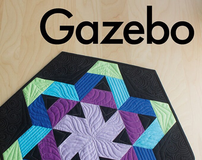 Gazebo Table Topper Quilt Pattern Jaybird Quilts Hex N Etsy