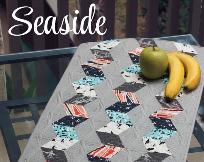 Rail Romp Table Runner Quilt Pattern, TINY13, Yardage Friendly Table ...