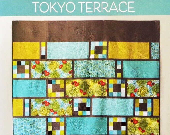 LAST CALL Tokyo Terrace Quilt Pattern. RPQPTT105, Modern Quilt Pattern