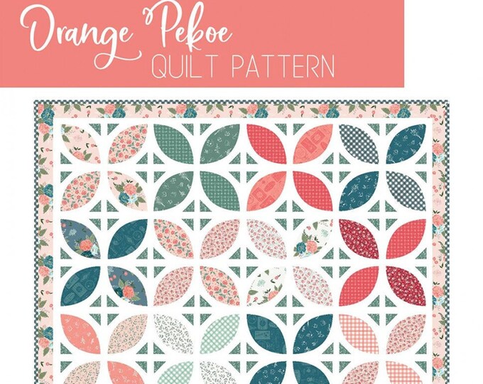 Orange Pekoe Quilt Pattern, Flamingo Toes FT-8115, Layer Cake Friendly ...