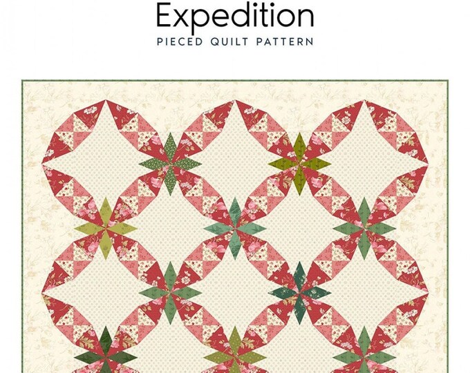 Expedition Quilt Pattern, LBQ-1097-P, Square Throw Quilt Pattern ...