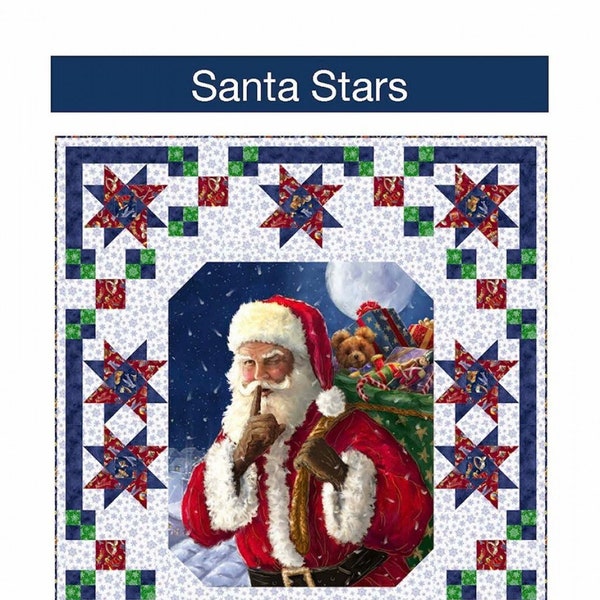 Santa Quilt Pattern - Etsy