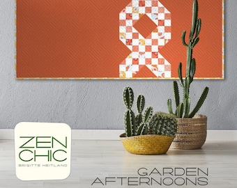 45W X 56L; Garden Twist cotton Vintage Garden Twist Collection II Sharon Evans Yenter for In the Beginning Pink Geometric Cotton Fabric 45W X 56L; Garden Twist cotton Vintage Garden Twist Collection II Sharon Evans Yenter for In the Beginning Pink Geometric Cotton Fabric