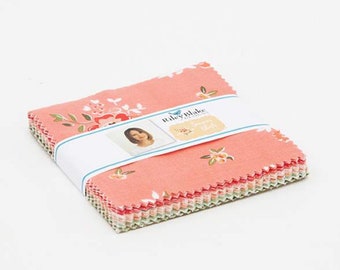 Echo Park Paper Co Hello Sweetheart 5 Stacker 42 5-inch Squares Charm Pack Riley Blake 5-7620-42