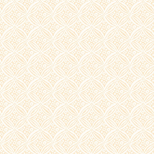 Harvest Rose - Geo Cream FLANNEL Fabric, Maywood Studio MASF10634-E, Off White Cream Ecru Geometric Print Flannel Fabric