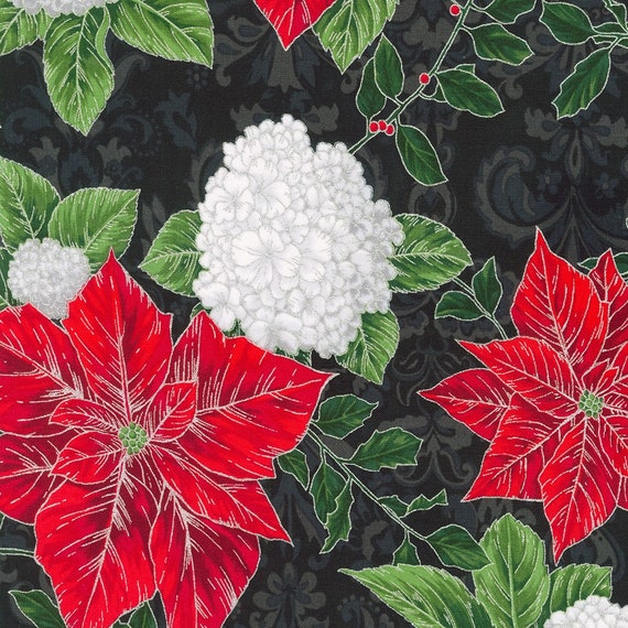 Robert Kaufman Fabrics Holiday Flourish Snow Flower Layer Cake