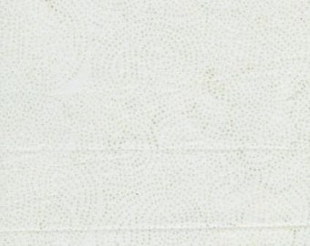 Foundations Neutrals Sprinkles - Off-White Batik with Swirling Gray Dots Fabric, Island Batik, Neutral Batik Blender Background Fabric