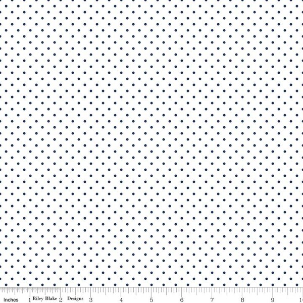 Navy and White Fabric - Etsy