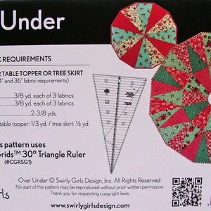 Over Under Tree Skirt Quilt Pattern, Swirly Girls Design SGD029 ...