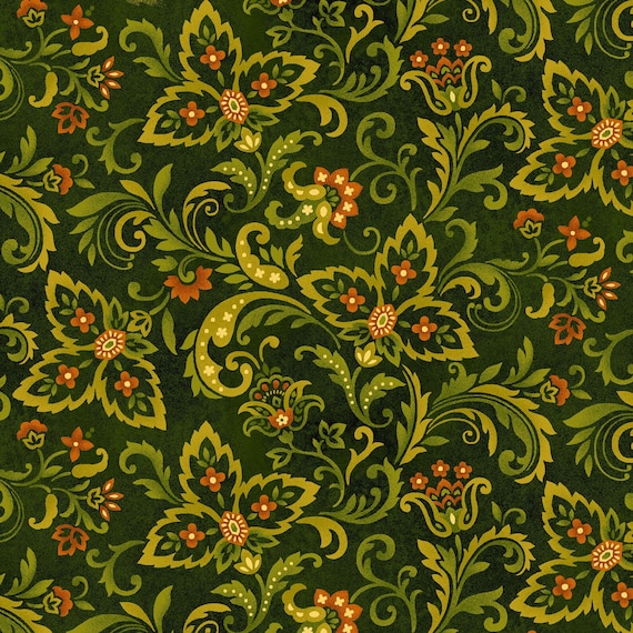 Denyse Schmidt PWDS150 Ludlow Sparse Floral Dogwood Cotton Fabric By Yd