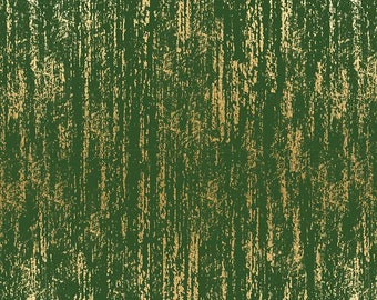 Brushed Metallic - Sarah Green Gold Fabric, Ruby Star Society RS2005 31M, By the Yard