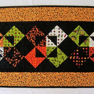 Halloween Candy Corn Quilted Table Runner, 18.75" X 38.5", Halloween ...