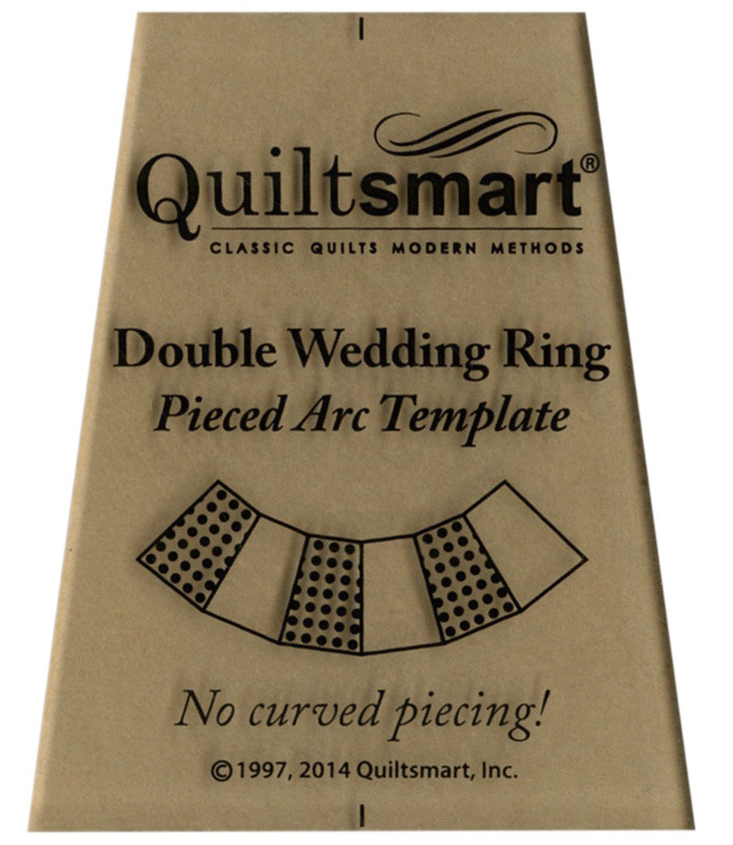 Quiltsmart Double Wedding Ring Quilt Pattern Kit : Sewing Parts Online