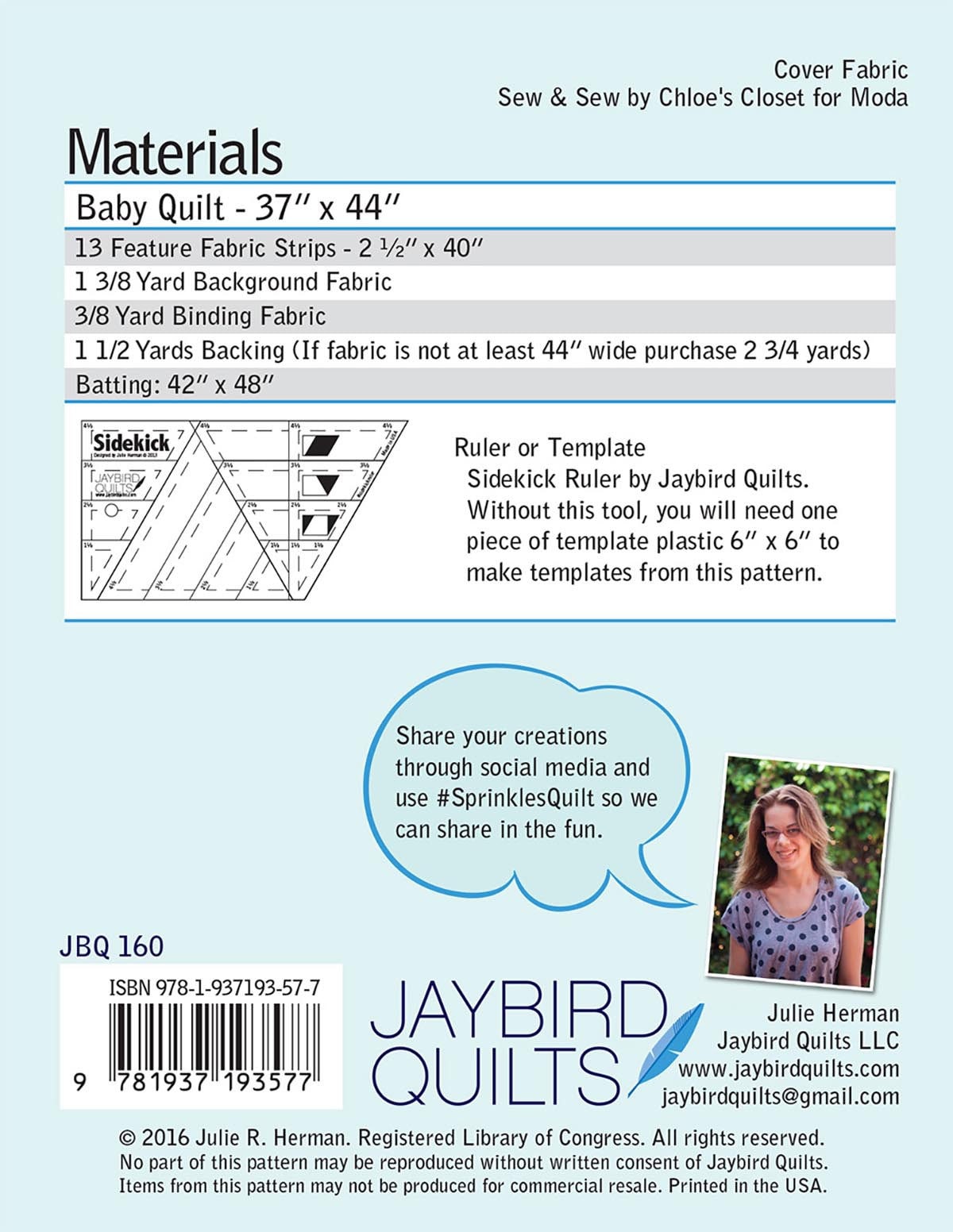 Sprinkles Quilt Pattern Jaybird Quilts Sidekick Pattern Etsy Canada